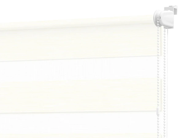 Roleta MINI+ deň a noc - látka Maurícius 62 - slonová kosť