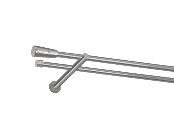 Garniža 16x16mm - 2rady - TRAPEZIUM - satin 1