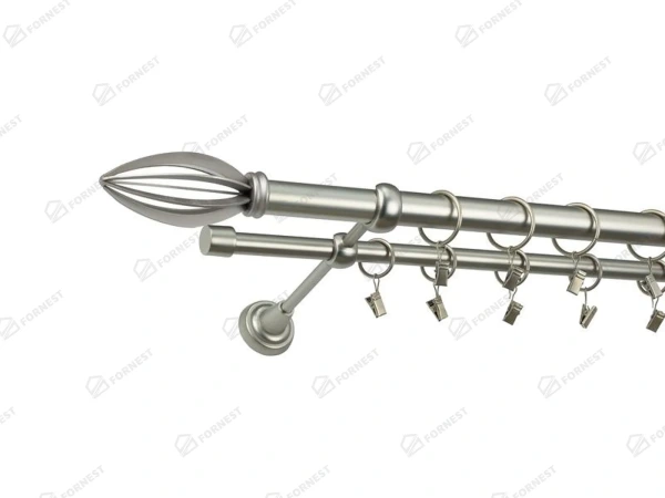 Garniža 25x16mm - 2rady - PANTEON - satin