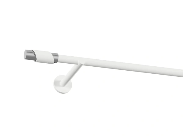 Garniža 19mm obyčajná tyč - 1rad - PARIS - biela 1