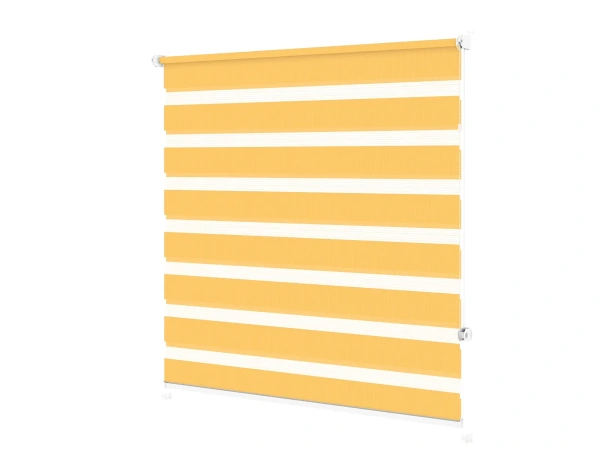 Roleta MINI - deň a noc - látka Bahama 1803 - svetlo oranžová 1