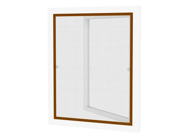 Siete proti hmyzu na OKNO - pevné - DUB ZLATÝ drevoimitácia 1