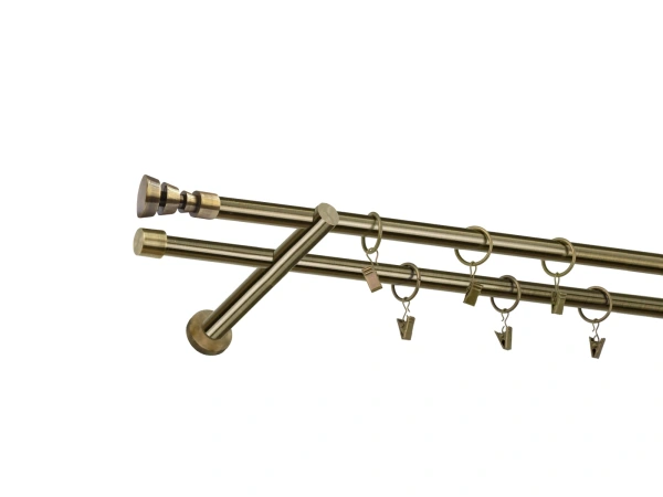 Garniža 16x16mm - 2rady - AFINA - antik