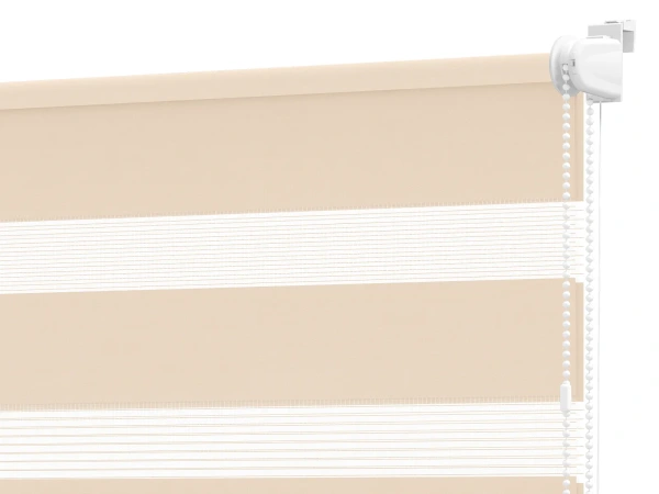 Roleta MINI+ deň a noc - látka Zakynthos 05 - croissant