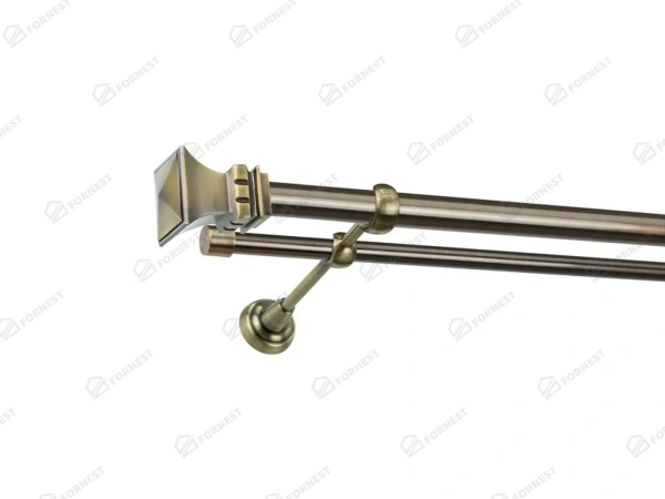 Garniža 25x16mm - 2rady - VEŽA - antik 1