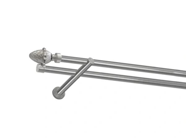 Garniža 19x19mm - 2rady - ŽALUĎ - satin 1