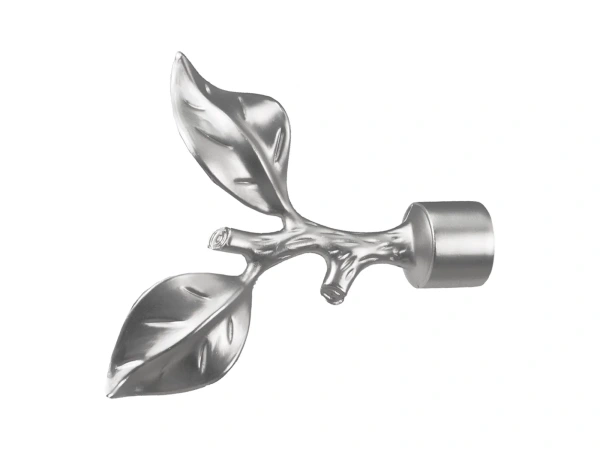 Garniža 16x16mm - 2rady - LIST ROSE - satin 2