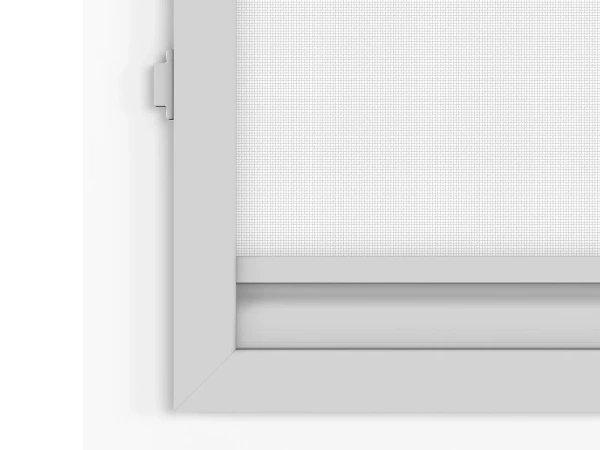 Siete proti hmyzu na DVERE - pántové - SIVÁ - RAL 9006 - bez priečky 7