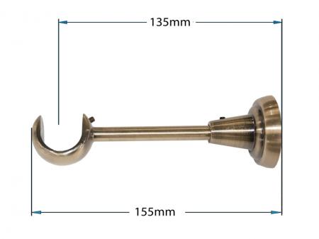 Garniža 25mm - 1rad - GUĽA CRYSTAL - antik