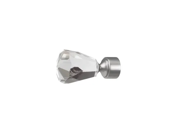 Garniža 16mm - 1rad - CRYSTAL CONE - satin