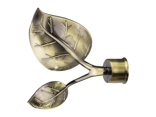 Garniža 25x25mm - 2rady - LIST VEĽKÝ - antik