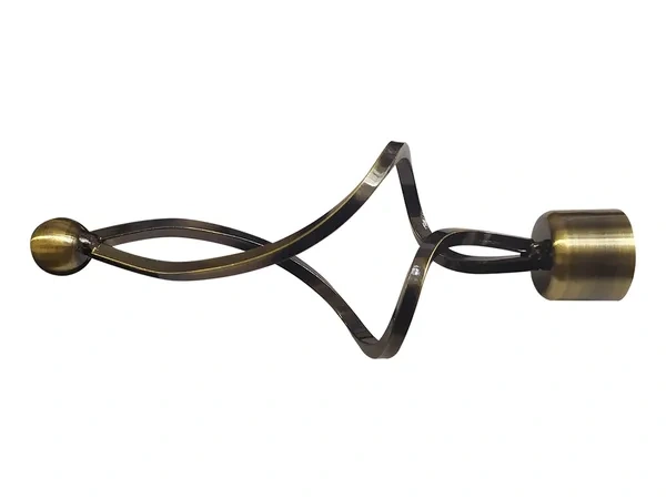 Garniža 19x19mm - drážková tyč - 2rady - FALIST - antik