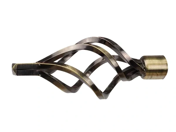 Garniža 19x19mm - drážková tyč - 2rady - GUĽA AZUR - antik