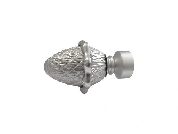 Garniža 19mm - drážková tyč - 1rad - ŽALUĎ - satin