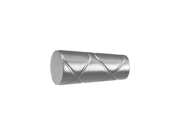 Garniža 19mm - drážková tyč - 1rad - TRAPEZIUM - satin