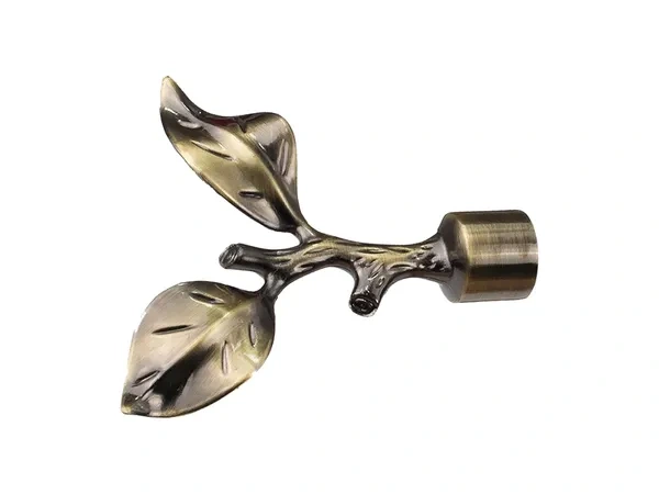 Garniža 19x19mm - 2rady - LIST ROSE - antik