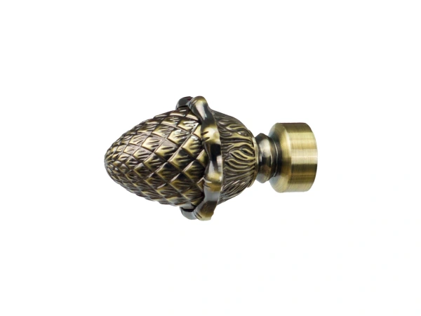 Garniža 19x19mm - 2rady - ŽALUĎ - antik