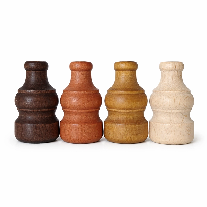 Vzorky drevených koncoviek 