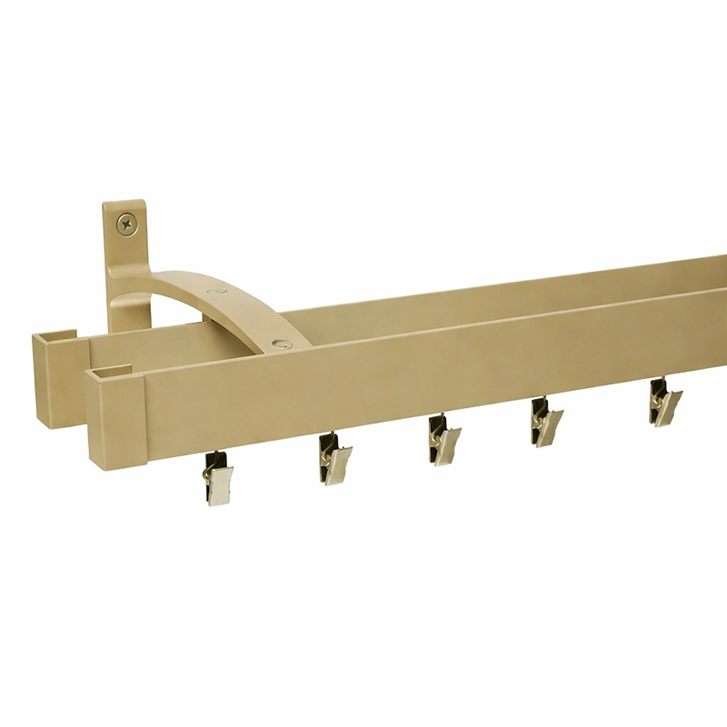 Koľajnicové garniže MODERN s úchytmi a bežcami navrhnuté pre bezhlučné posúvanie závesov