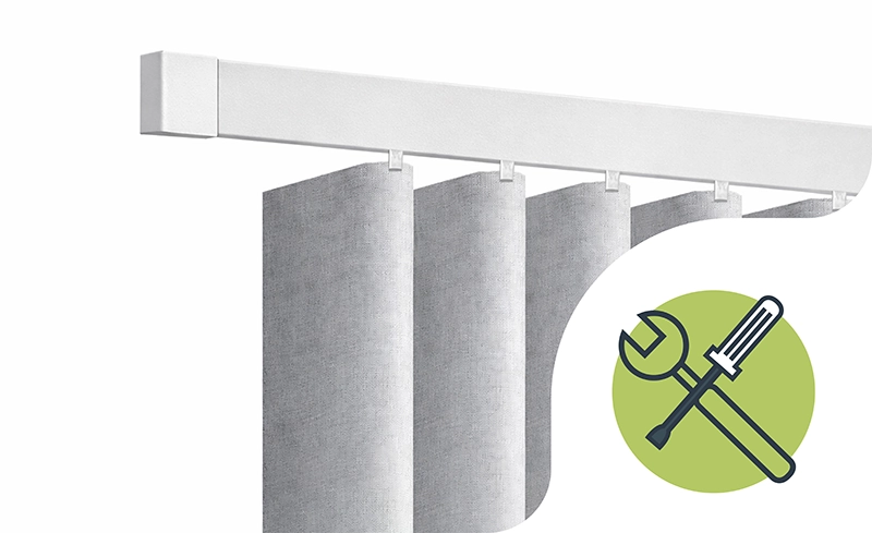 Garniže - HLINÍKOVÉ MODERN - montáž