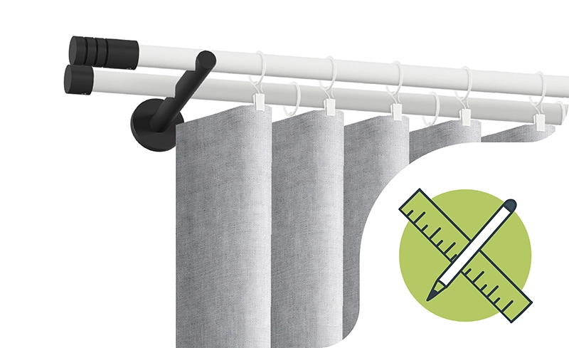 Garniže - KOVOVÉ ČIERNE A BIELE - zameranie