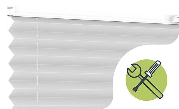 Rolety PLISÉ - montáž
