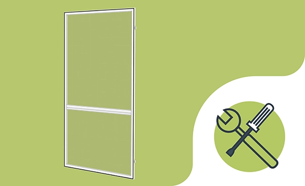 Siete proti hmyzu NA DVERE - PÁNTOVÉ - montáž