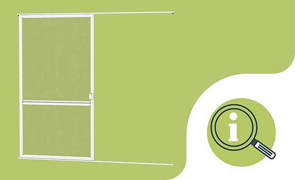 Siete proti hmyzu NA DVERE - POSUVNÉ - popis