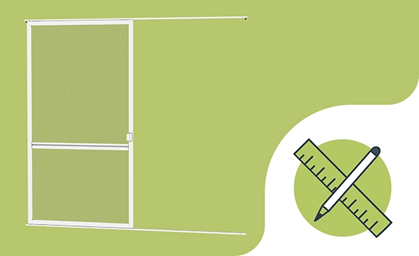 Siete proti hmyzu NA DVERE - POSUVNÉ - zameranie