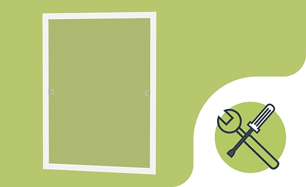 Siete proti hmyzu NA OKNO - PEVNÉ - montáž