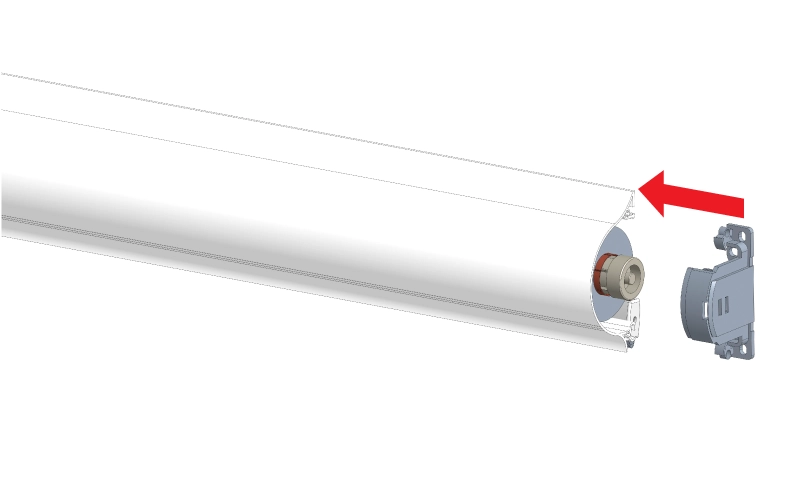 zalozenie plastovych drziakov na opacnej strane pri montazi rolety