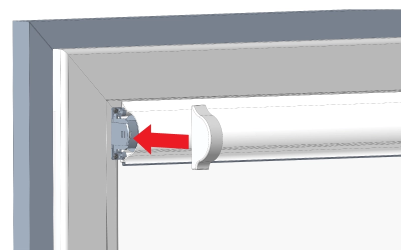 krok 5 – zasunutie krytok nosnika naspat na svoje miesto
